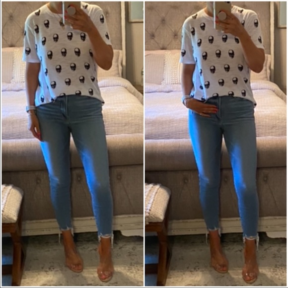 New❤️Beautiful Skull Cashmere top - Picture 4 of 8